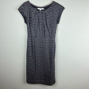 Boden silk blend dress with tie waist size 6